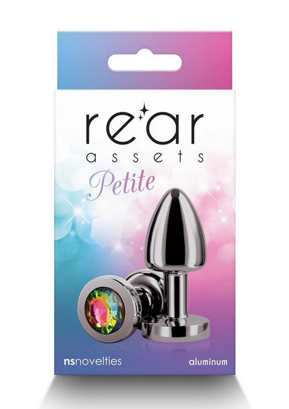 Rear Assets Petite Aluminum Anal Plug with Gem