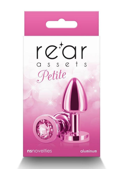 Rear Assets Petite Aluminum Anal Plug with Gem