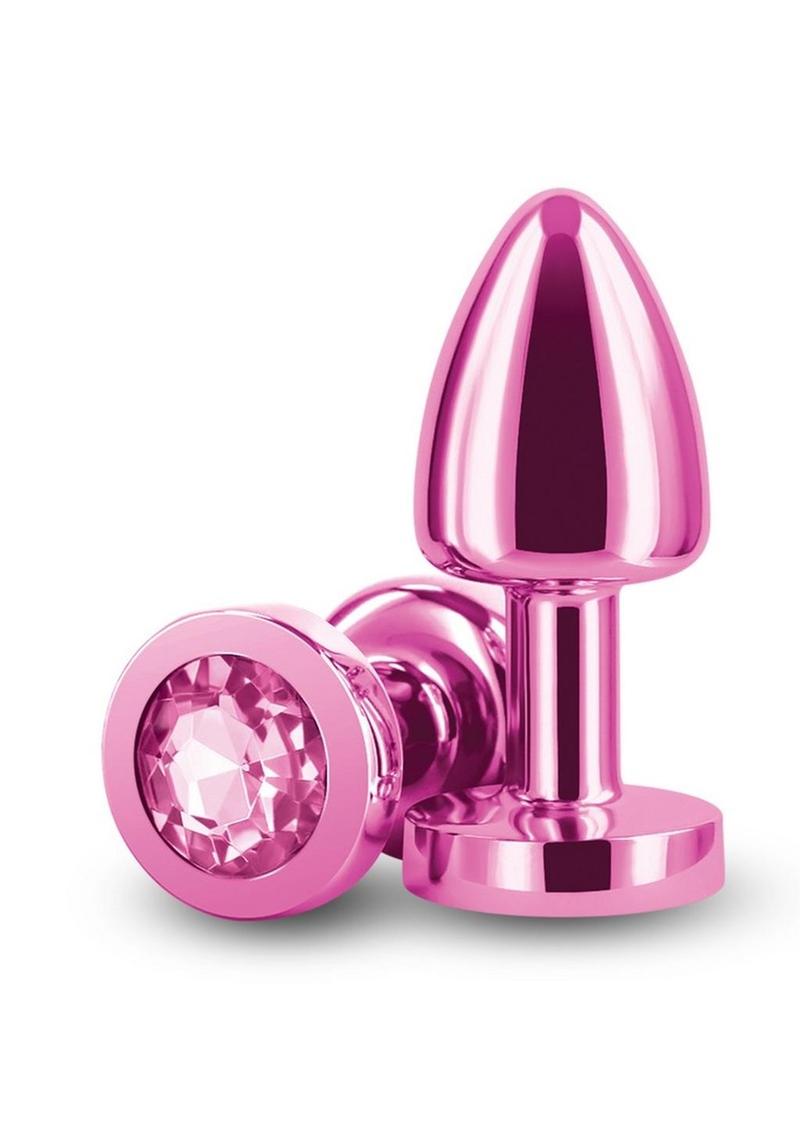 Rear Assets Petite Aluminum Anal Plug with Gem
