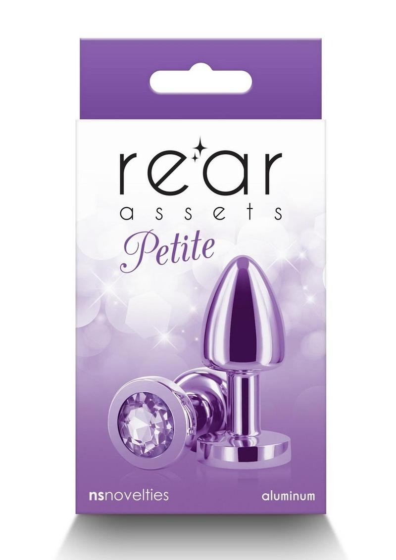 Rear Assets Petite Aluminum Anal Plug with Gem