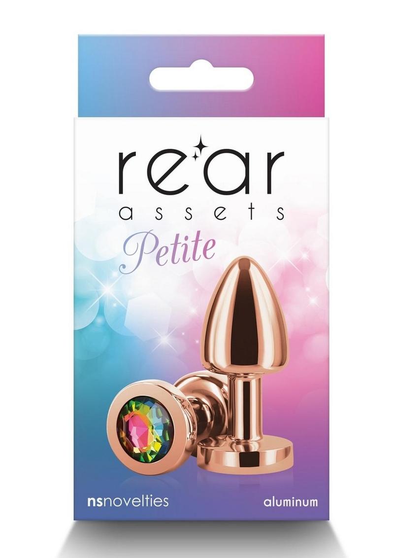 Rear Assets Petite Aluminum Anal Plug with Gem