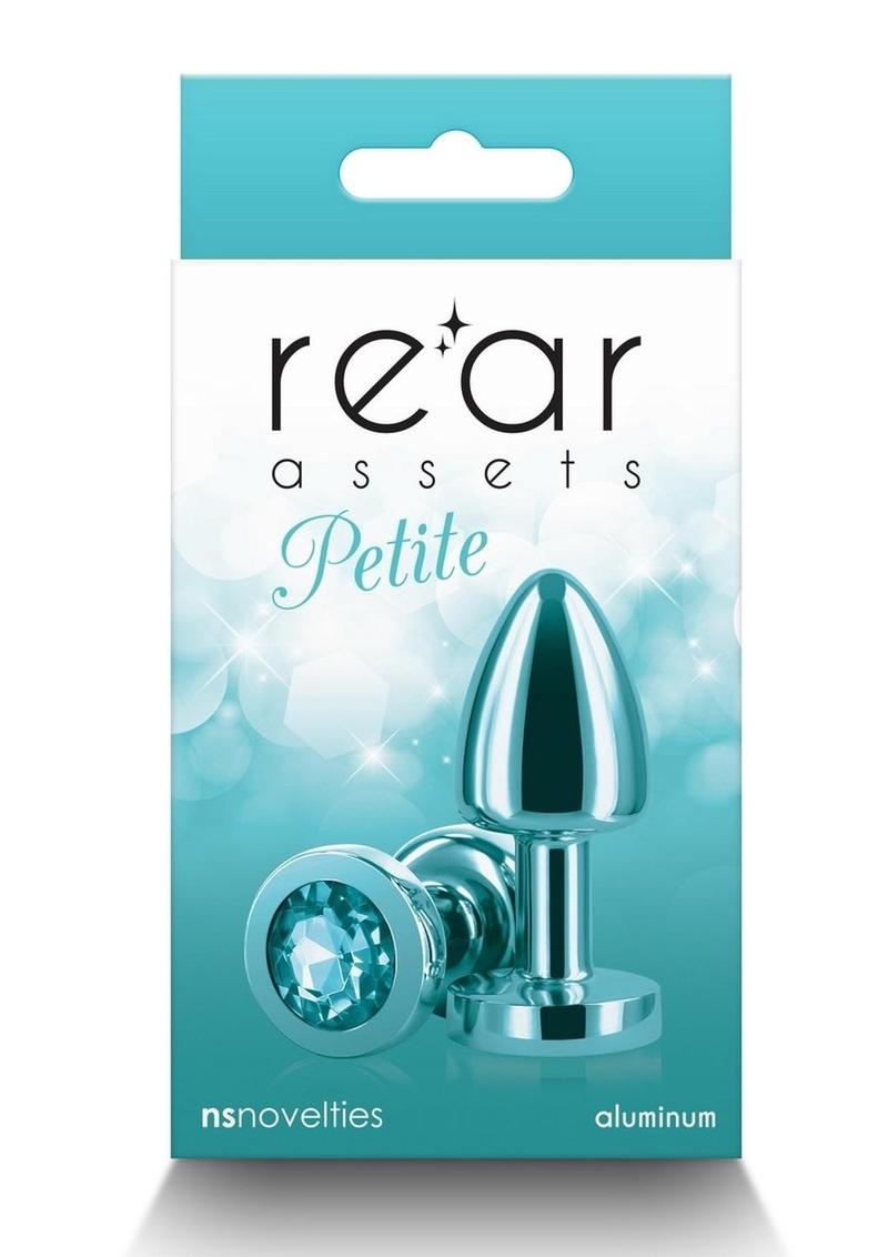 Rear Assets Petite Aluminum Anal Plug with Gem