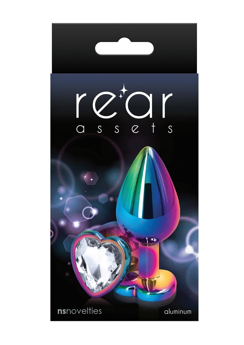 Rear Assets Multicolor Heart Anal Plug