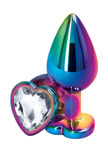 Rear Assets Multicolor Heart Anal Plug