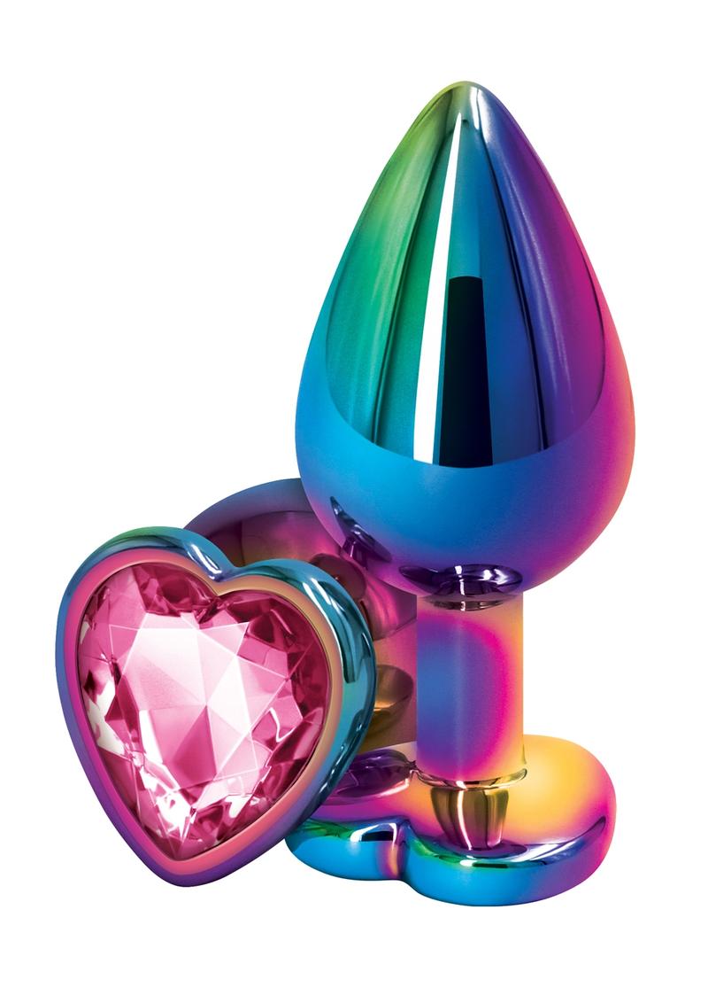 Rear Assets Multicolor Heart Anal Plug