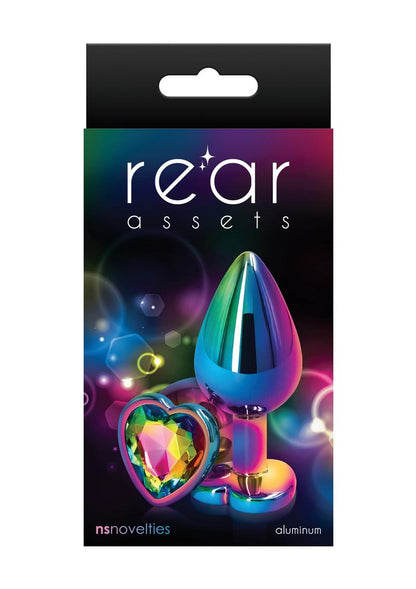 Rear Assets Multicolor Heart Anal Plug