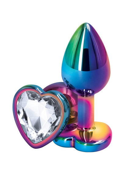 Rear Assets Multicolor Heart Anal Plug