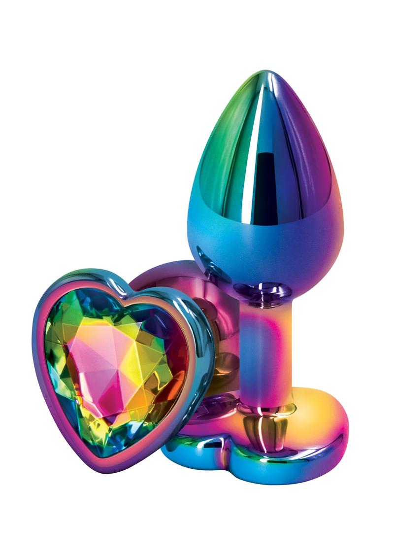 Rear Assets Multicolor Heart Anal Plug
