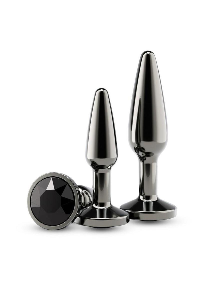 Rear Assets Chrome-Plated Tapered Anal Plugs Kit