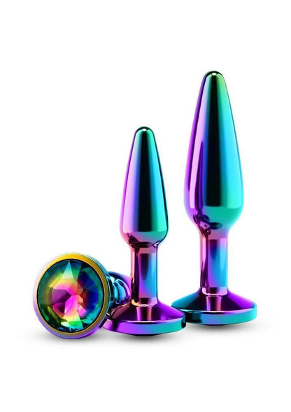 Rear Assets Chrome-Plated Tapered Anal Plugs Kit