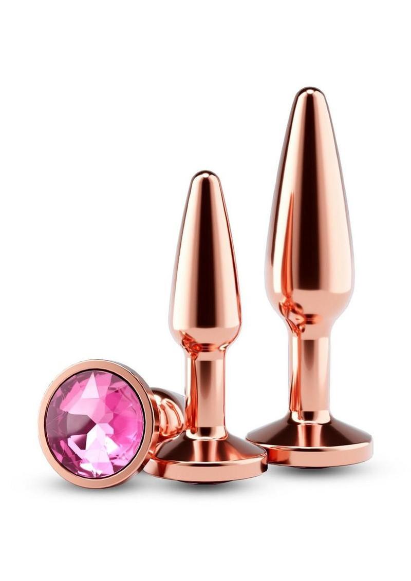 Rear Assets Chrome-Plated Tapered Anal Plugs Kit