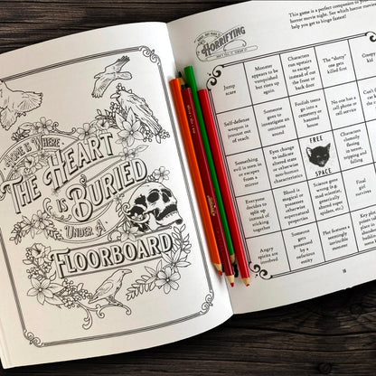 Bloodthirsty & Bewitched Adult Activity Book