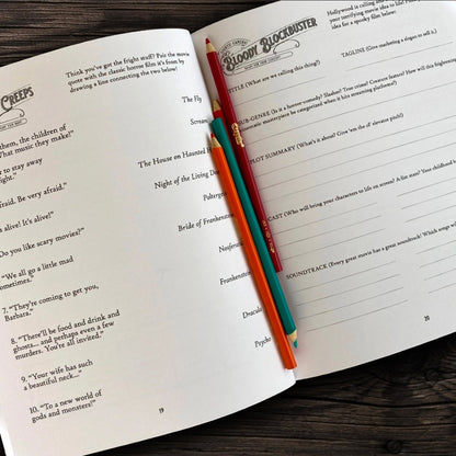 Bloodthirsty & Bewitched Adult Activity Book