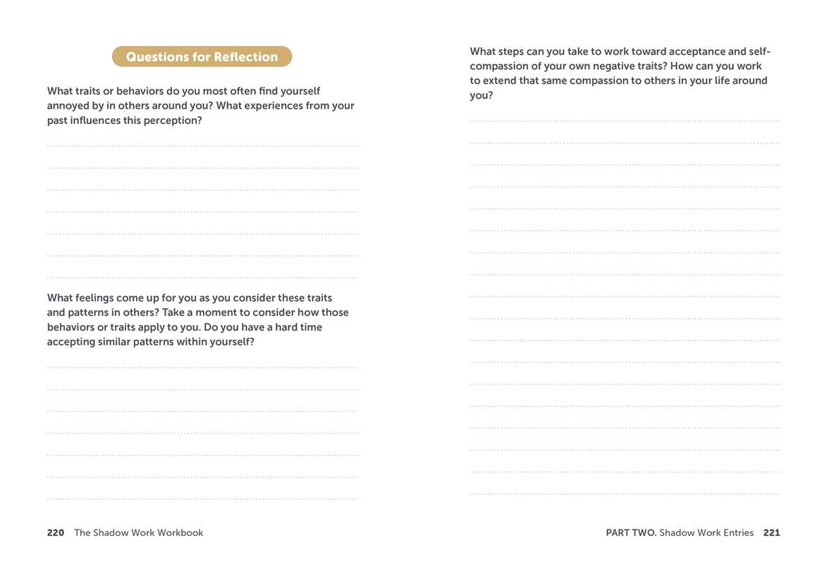 Shadow Work Workbook