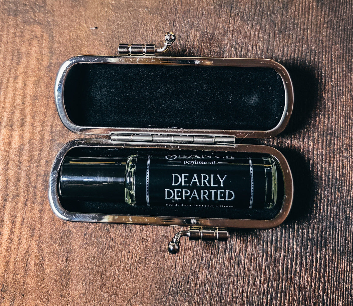 The Mourning Compact - Perfume Carry Case