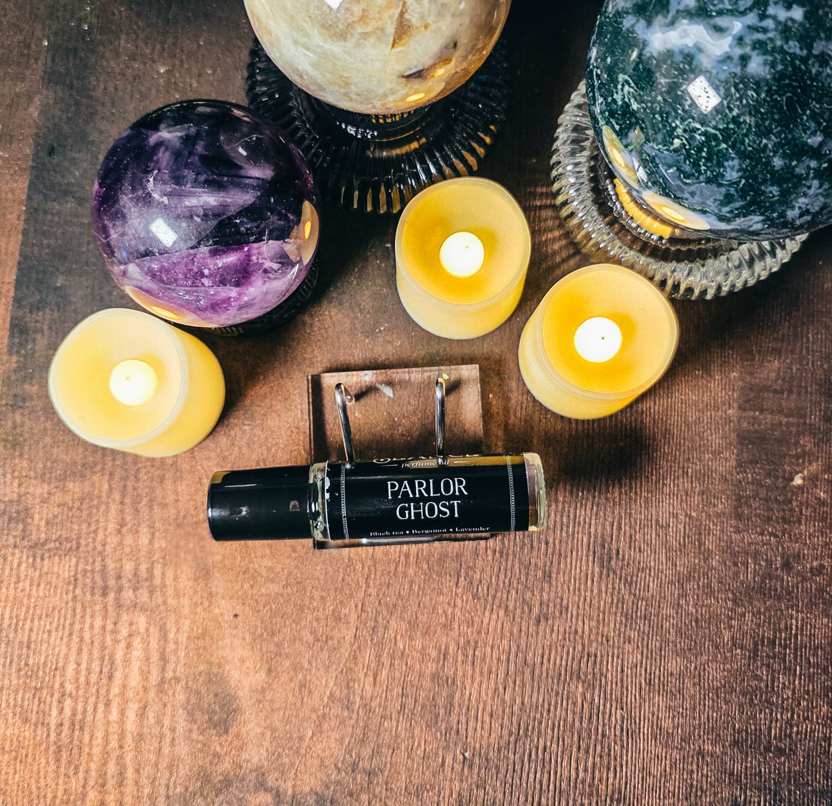 Parlor Ghost (Bergamot, Black Tea, Lavender) Seance Rollerball Oil Perfume