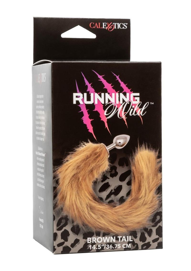 Running Wild Faux Fur Tail Plug - Shadow Threadz Crypt