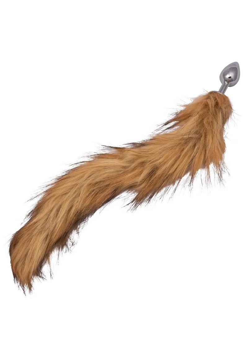 Running Wild Faux Fur Tail Plug - Shadow Threadz Crypt