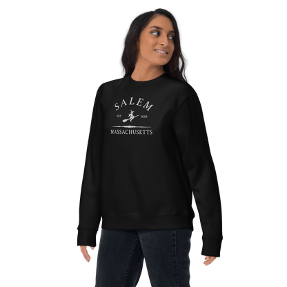 Salem Massachusetts Embroidered Sweatshirt