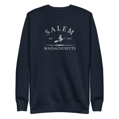 Salem Massachusetts Embroidered Sweatshirt