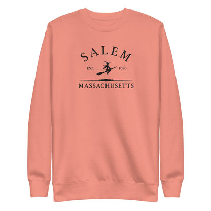 Salem Massachusetts Embroidered Sweatshirt