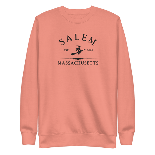 Salem Massachusetts Embroidered Sweatshirt