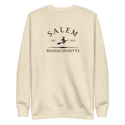 Salem Massachusetts Embroidered Sweatshirt