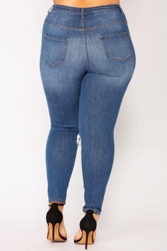 Gravewash Distressed Jeans