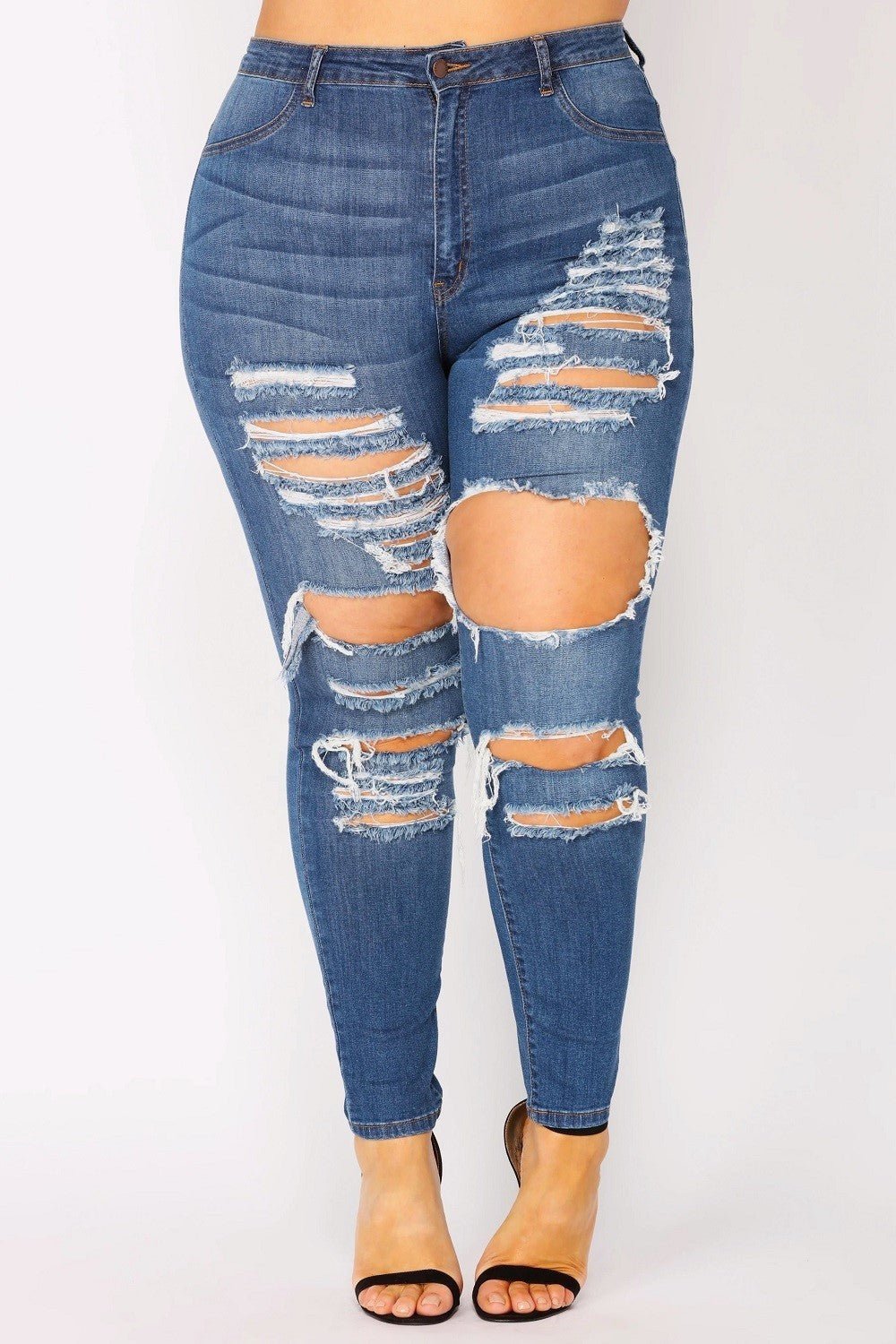 Gravewash Distressed Jeans