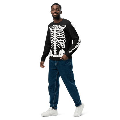 Skeleton Squad Knit Crew Neck Sweater
