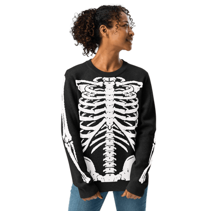 Skeleton Squad Knit Crew Neck Sweater