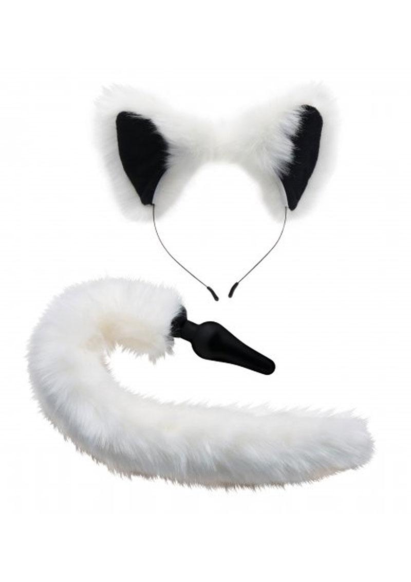 Tailz Fox White Ears Set - Shadow Threadz Crypt