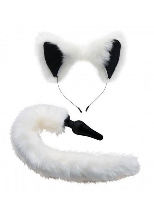 Tailz Fox White Ears Set - Shadow Threadz Crypt