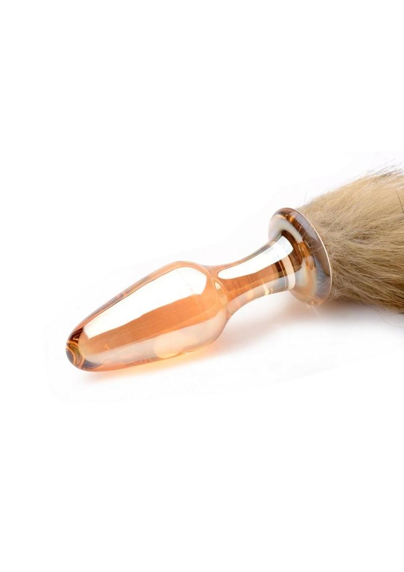 Tailz Fox Tail Glass Anal Plug - Shadow Threadz Crypt