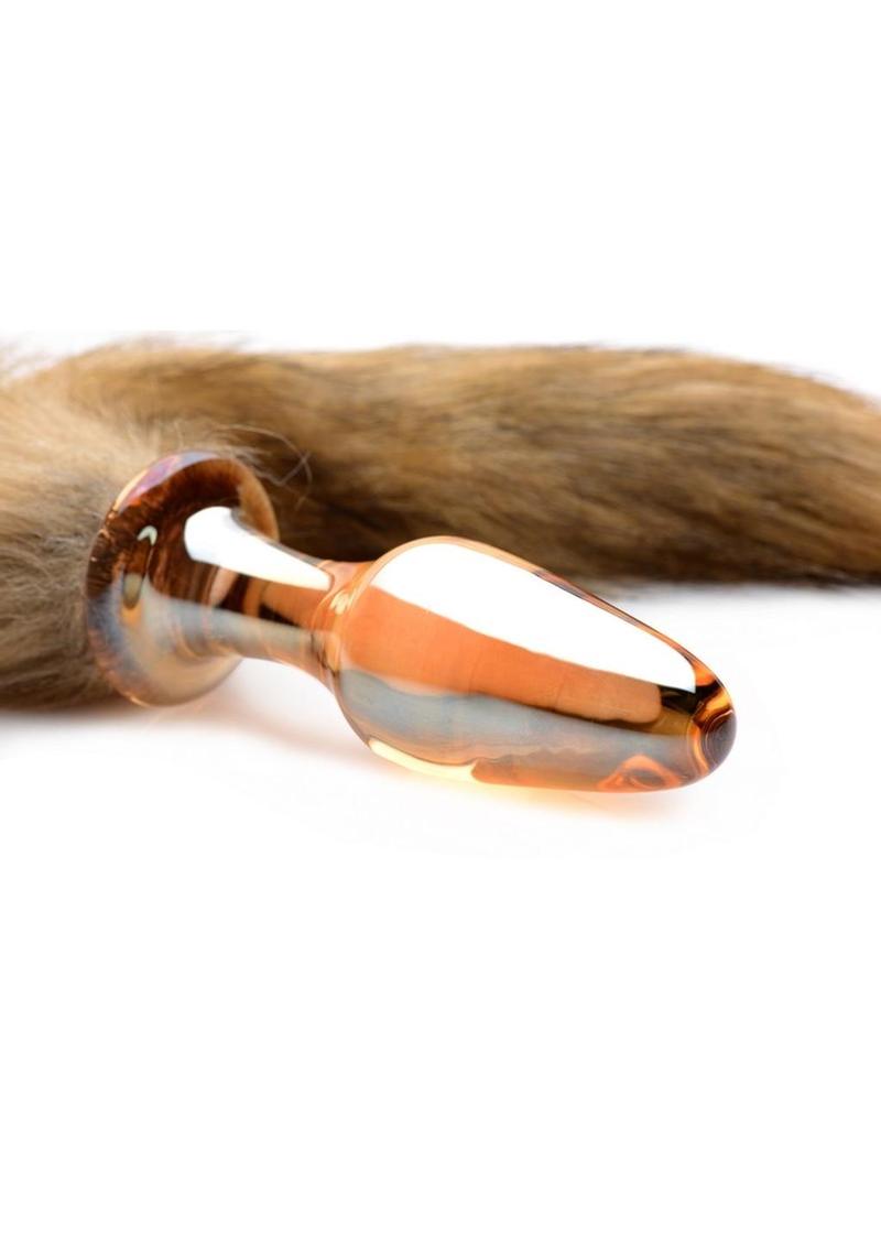 Tailz Fox Tail Glass Anal Plug - Shadow Threadz Crypt