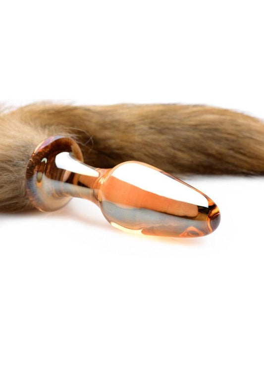Tailz Fox Tail Glass Anal Plug - Shadow Threadz Crypt