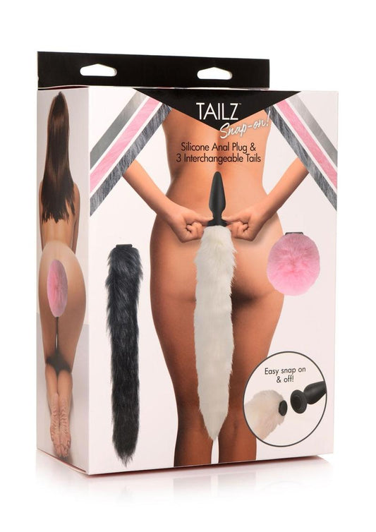 Tailz Trio Silicone Anal Plug - Shadow Threadz Crypt