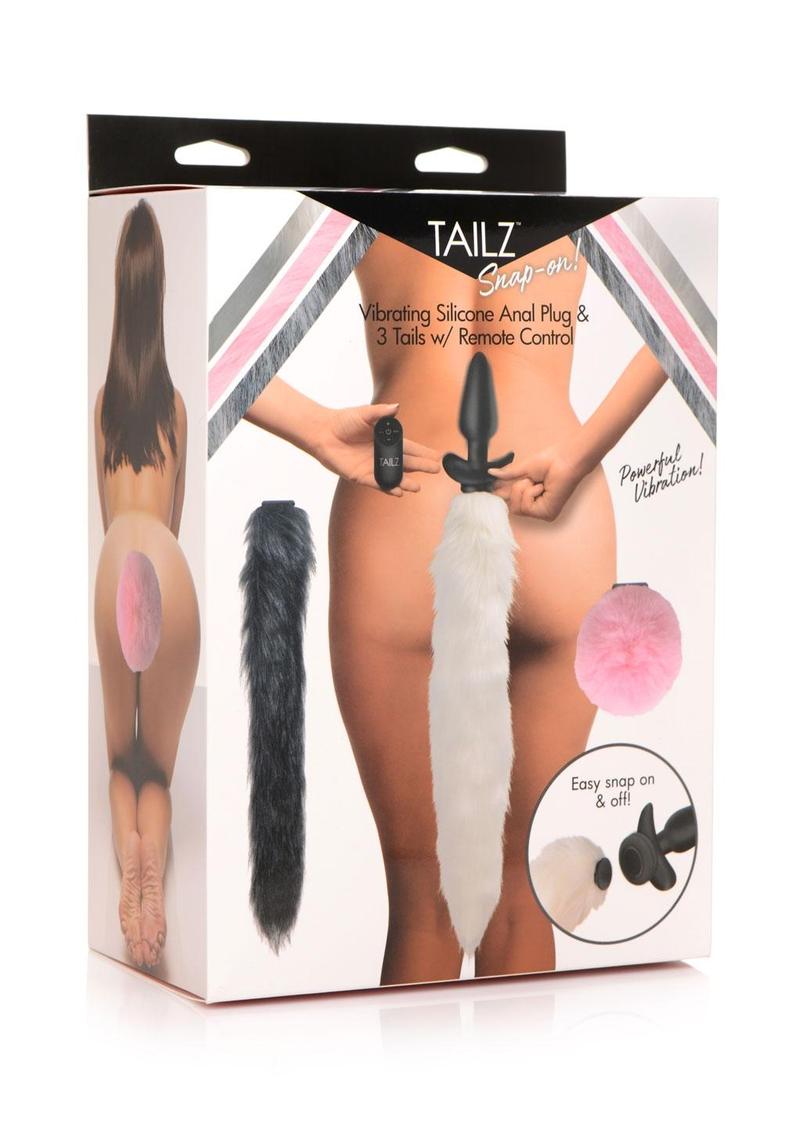 Tailz Vibrating Silicone Plug Tail Set - Shadow Threadz Crypt