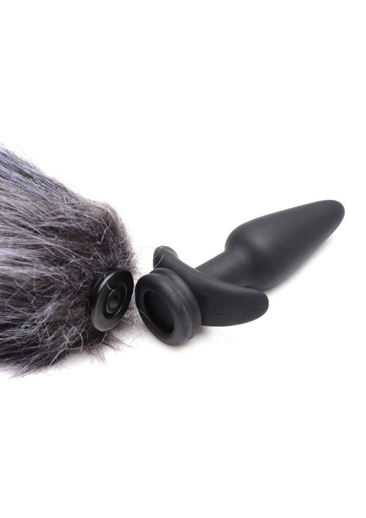 Tailz Vibrating Silicone Plug Tail Set - Shadow Threadz Crypt