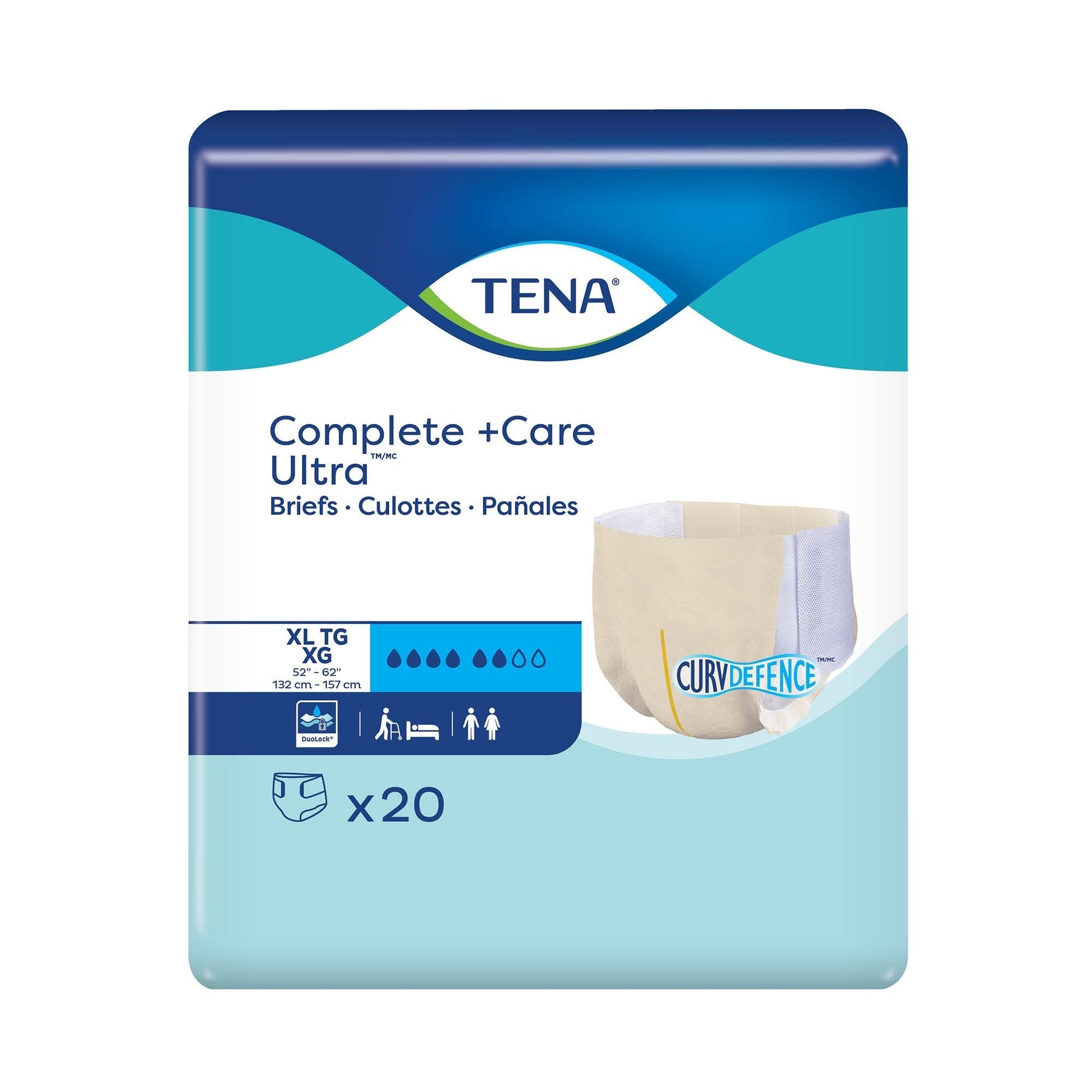 TENA Complete +Care Ultra Briefs - Shadow Threadz Crypt