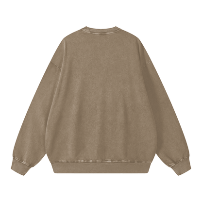 The Hex Girls Vintage Acid Wash Oversize Sweatshirt