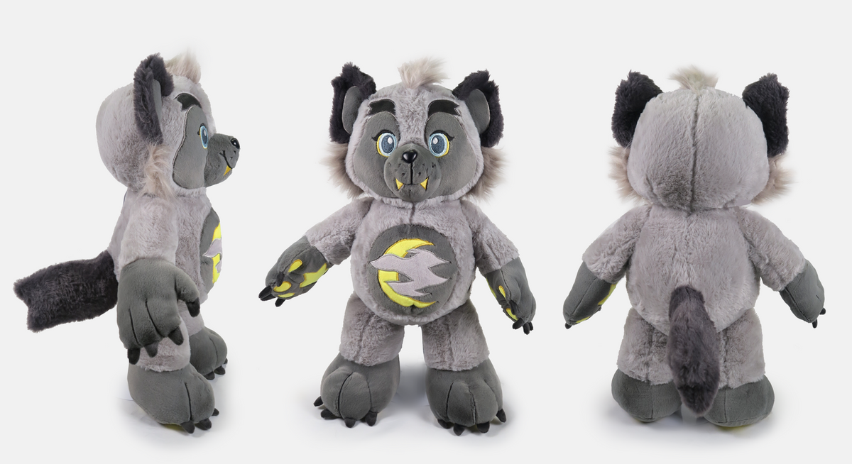 Foggy Were Plushie - Shadow Threadz Crypt