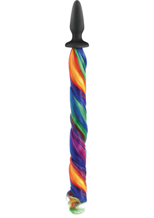 Unicorn Tails Silicone Anal Plug - Shadow Threadz Crypt