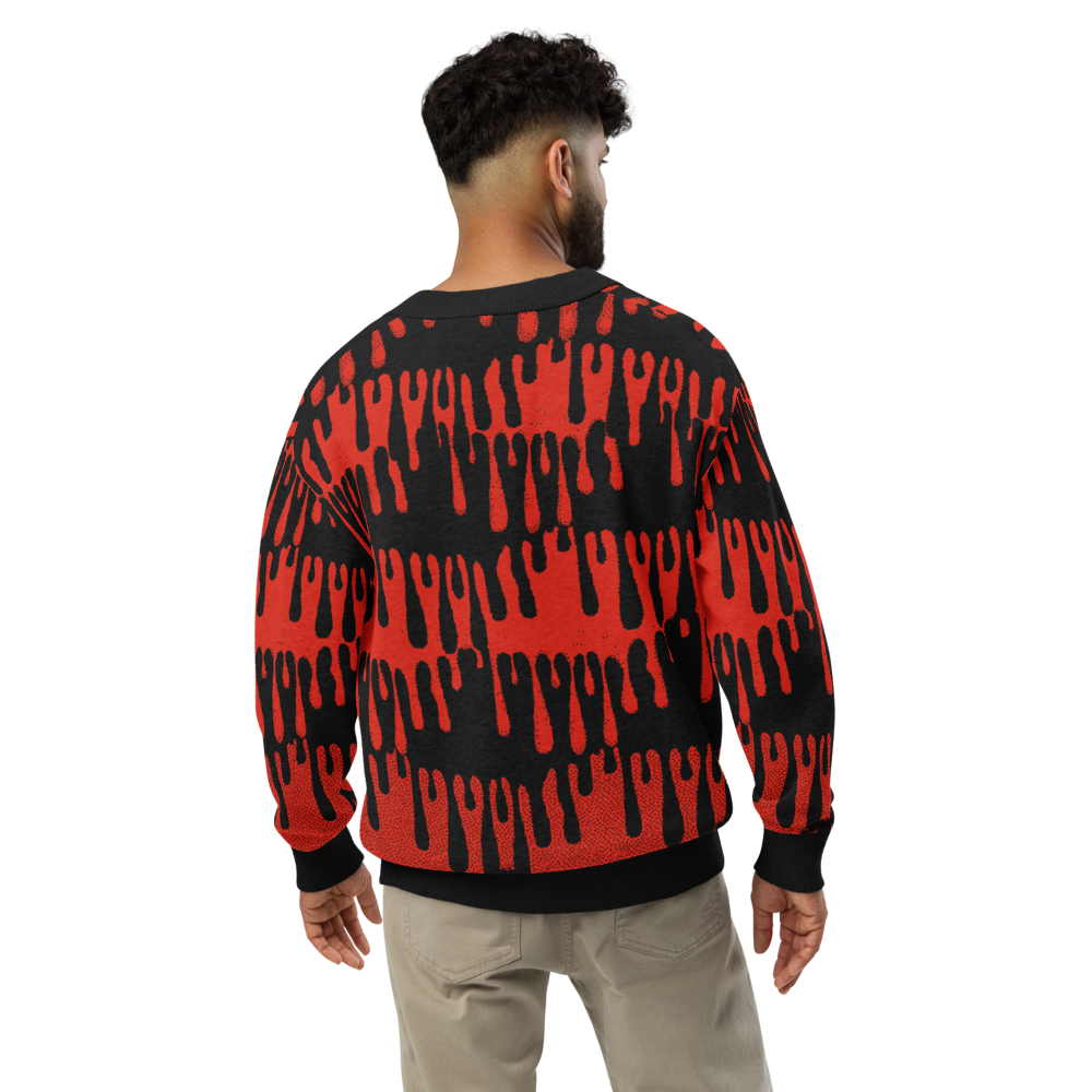 Blood Drip Knit Cardigan