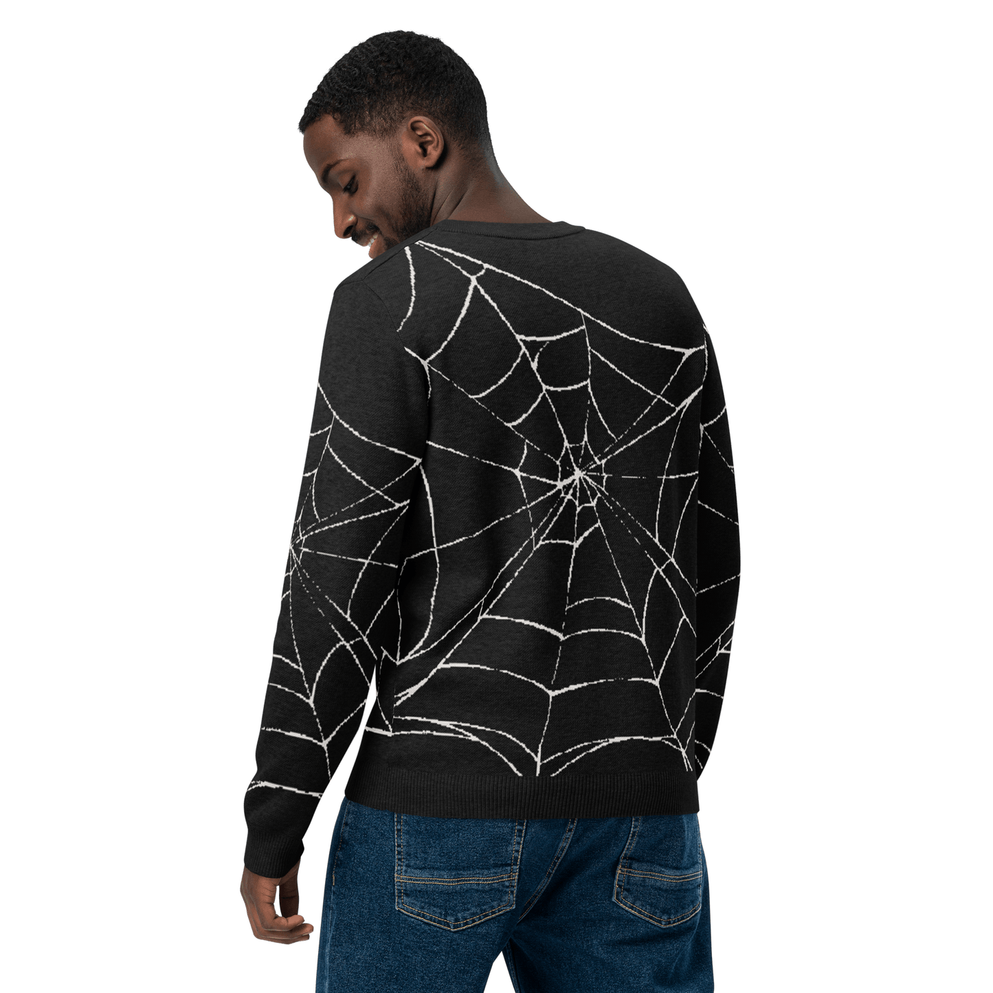 Web Weaver Knit Crew Neck Sweater