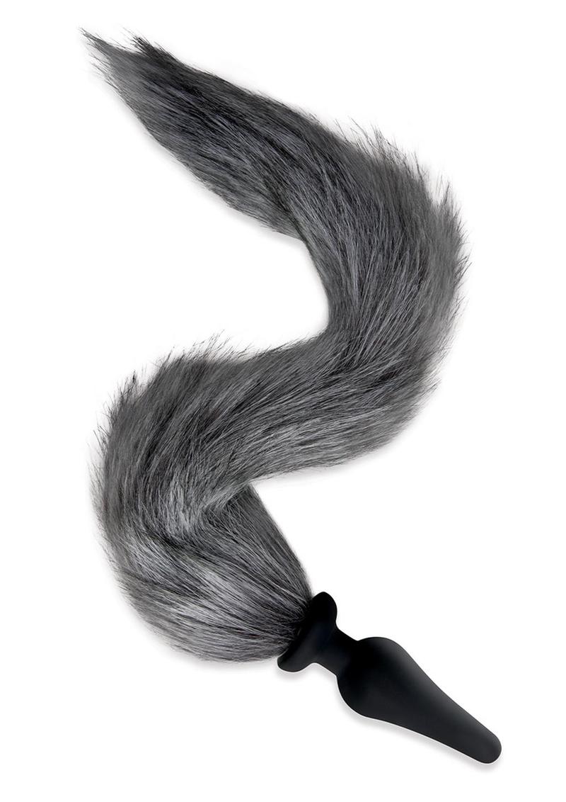 Foxtail Furry 16in Silicone Butt Plug - Shadow Threadz Crypt