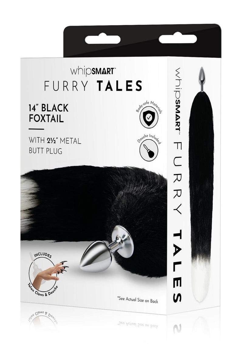 Metal Plug with 14in Fox Tail - Shadow Threadz Crypt