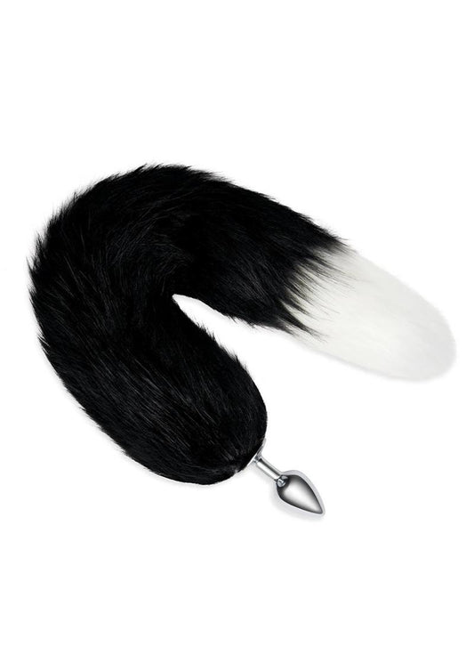 Metal Plug with 14in Fox Tail - Shadow Threadz Crypt