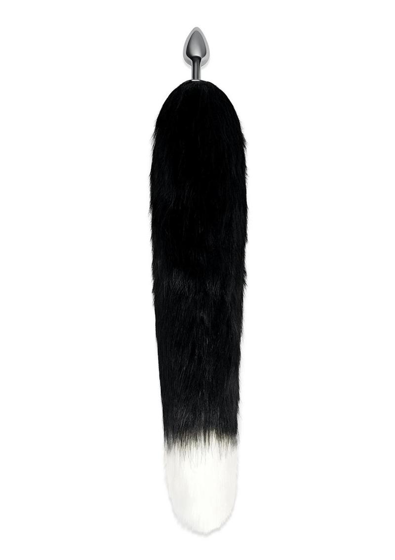 Metal Plug with 14in Fox Tail - Shadow Threadz Crypt