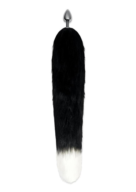 Metal Plug with 14in Fox Tail - Shadow Threadz Crypt